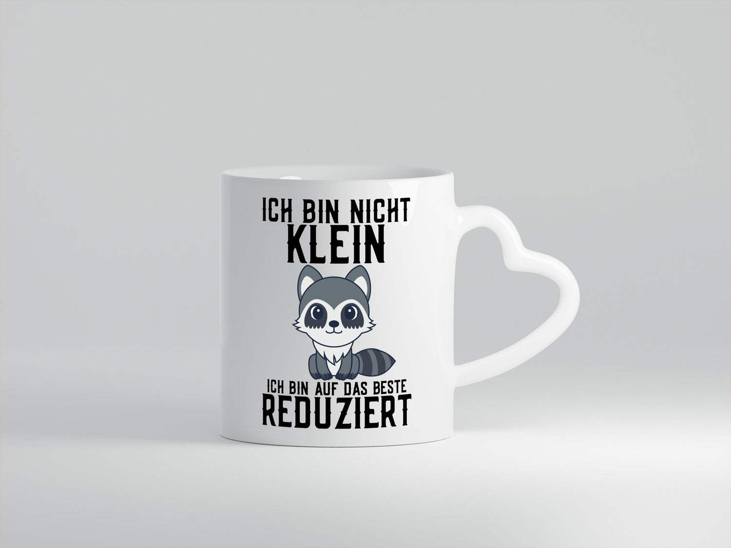 Ich bin nicht klein | das Beste süßer Waschbär Comic Geschenk Humor