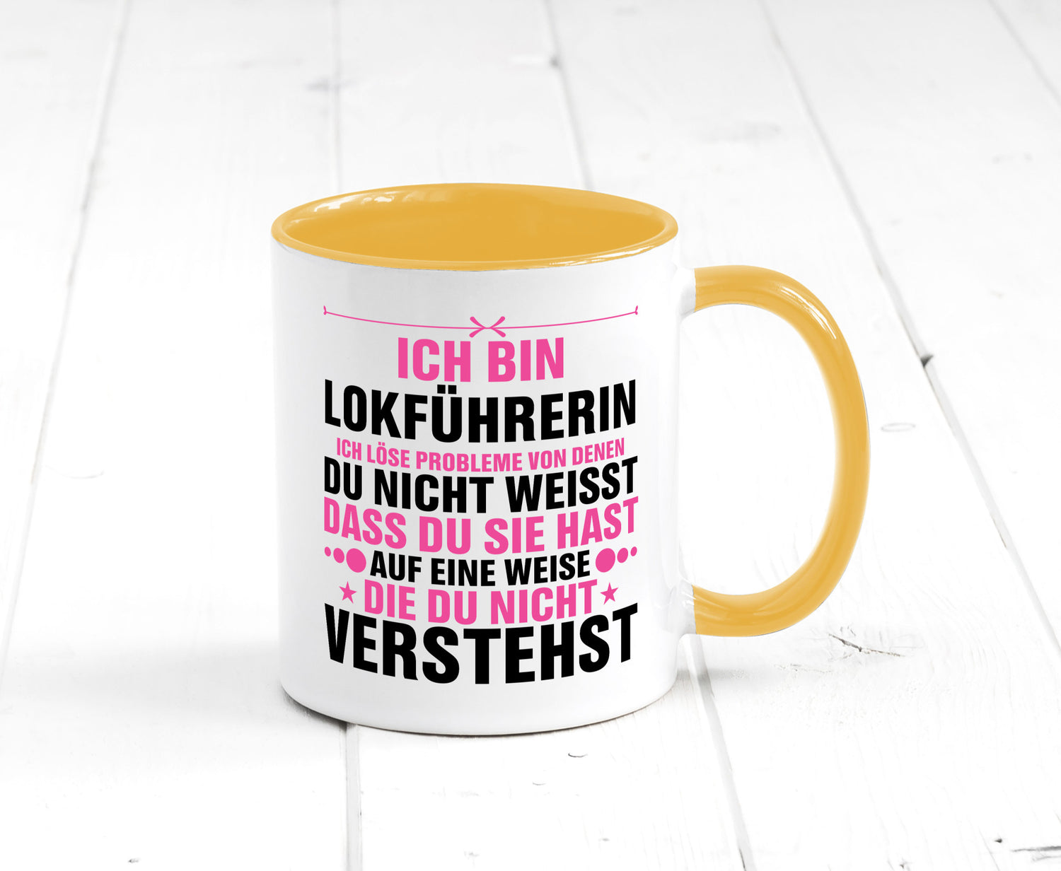Löse Probleme: Lokführerin | Zug Beruf v2 Humor Arbeit Kollegen Büro