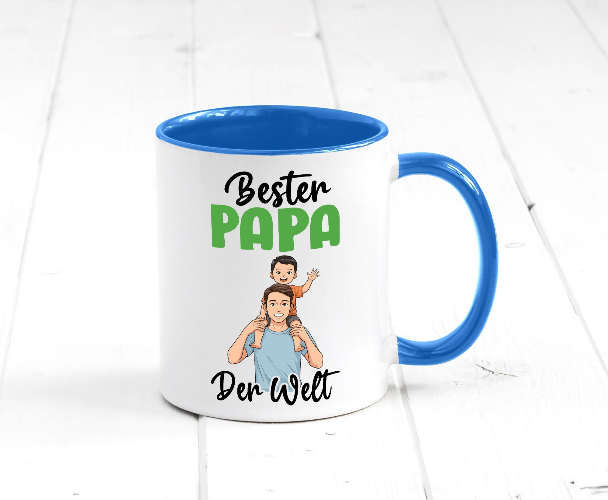 Bester Papa | Vatertag Daddy Familie lustiger Spruch Geschenk Geschenkidee Tasse