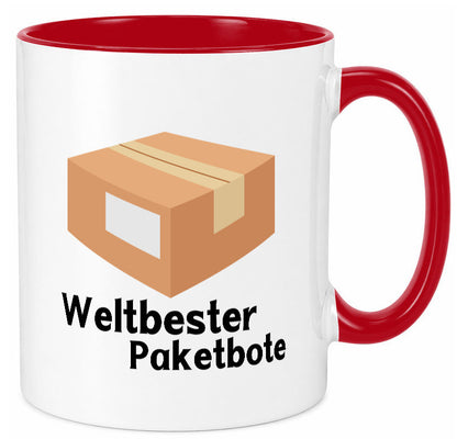 Weltbester Postbote | Paketlieferant lustiger Spruch Geschenk Humor Tasse