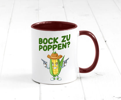 Bock auf Poppen | Mais Lustig Geschenk Humor Geschenkidee lustiger Spruch Tasse