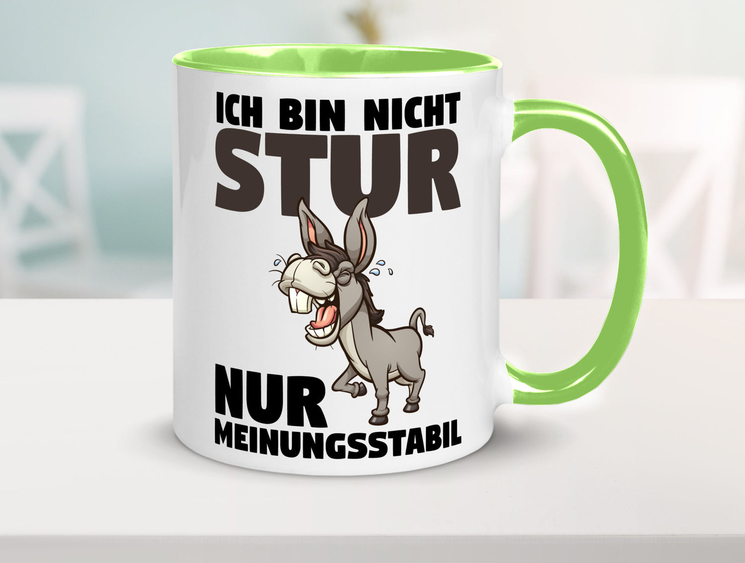 Sturer Esel | Sturkopf Tasse Dickkopf Spruch Humor lustiger Geschenk