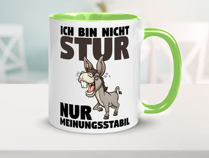 Sturer Esel | Sturkopf Tasse Dickkopf Spruch Humor lustiger Geschenk