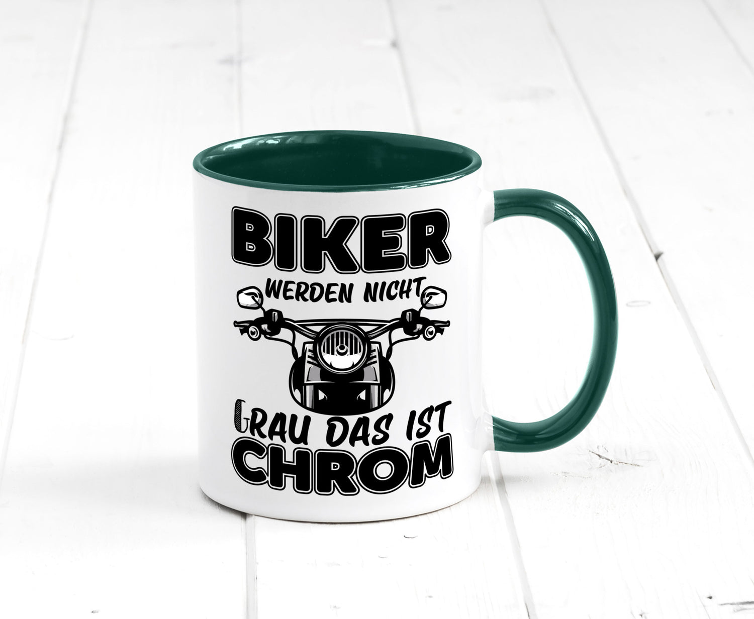 Biker werden nicht grau | Motorrradfahrer Tasse Humor Geschenkidee