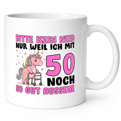 50. Geburtstag | 50 Jahre Mit noch so gut aussehen lustiger Spruch Geschenk