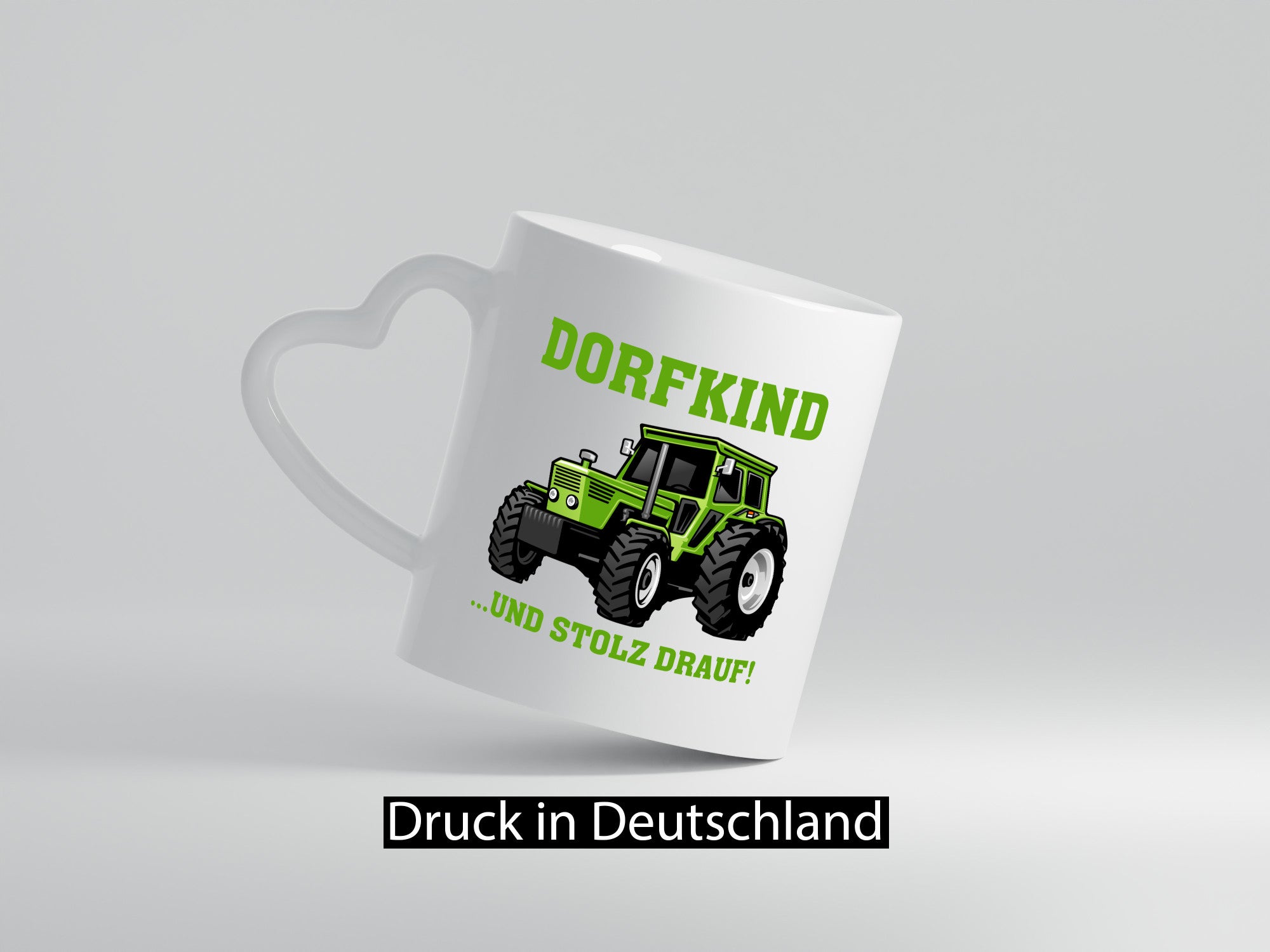 Dorfkind und stolz drauf | Traktor Tasse Bauernschaft lustig Humor Geschenkidee