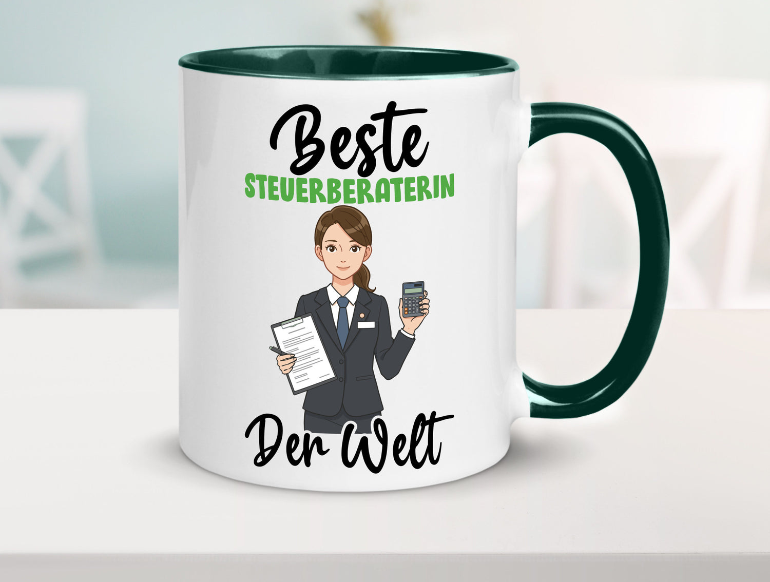 Beste Steuerberaterin | Steuer Beratung v2 Geschenkidee Humor Tasse