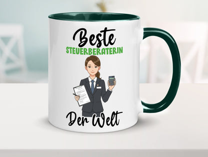 Beste Steuerberaterin | Steuer Beratung v2 Geschenkidee Humor Tasse