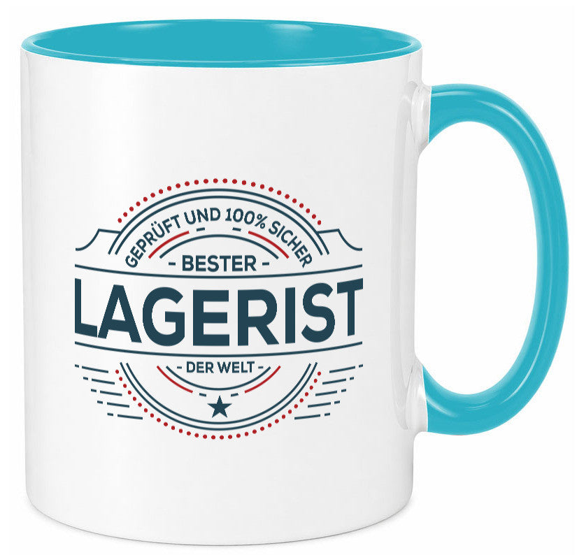 Geprüft und sicher: Lagerist | Lageristen Lager Arbeiter lustiger Spruch