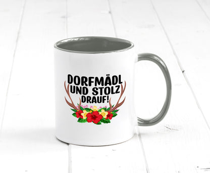 Dorfmädel und stolz drauf | Dorfkind Dorf v2 Geschenkidee Humor Tasse