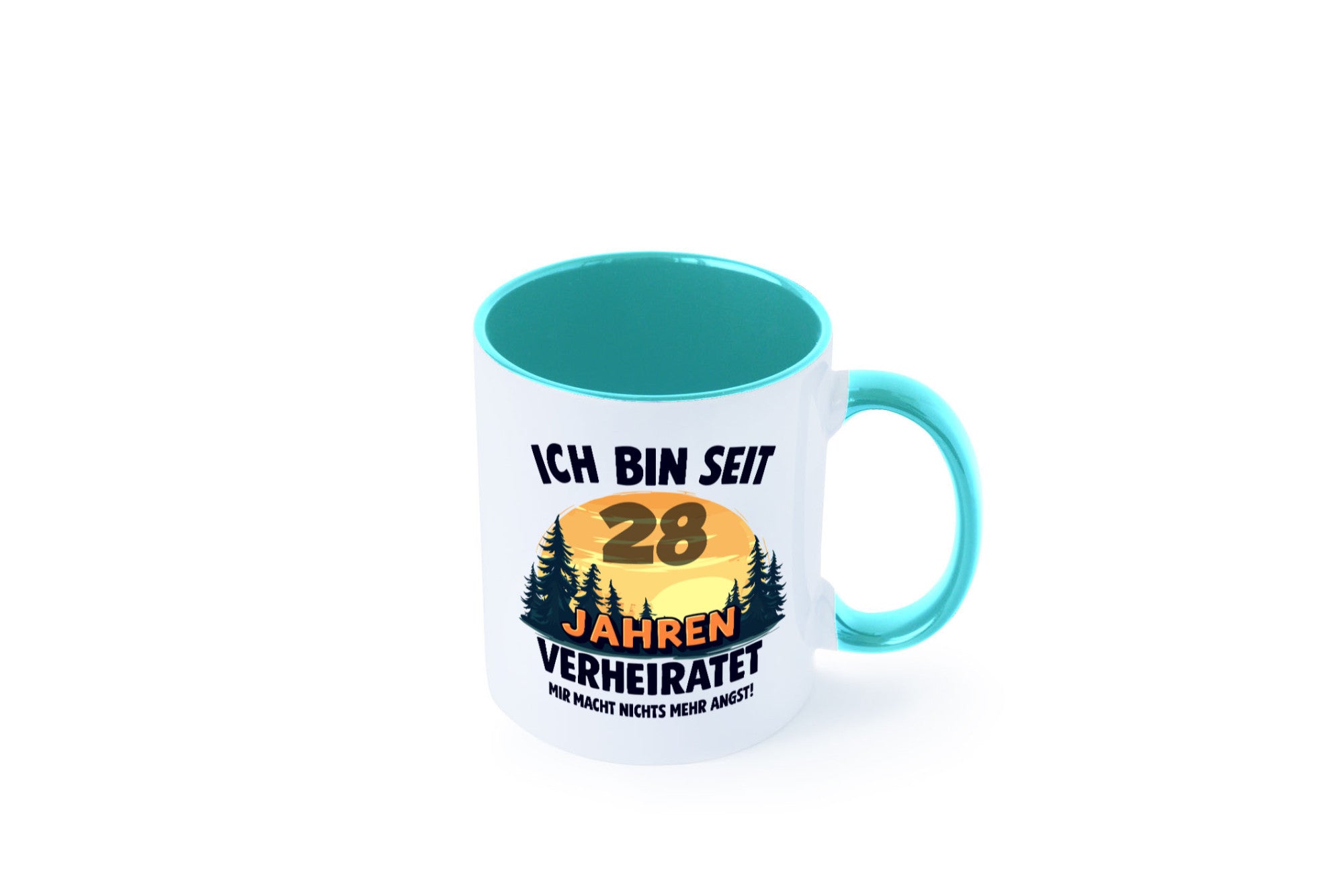 Ich bin Verheiratet | 28. Hochzeitstag Ehepaar v2 lustiger Spruch Geschenk