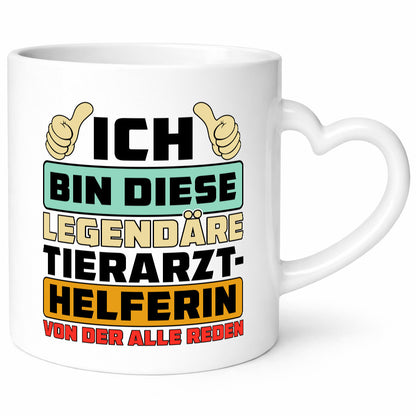 Die Legendäre Tierarzthelferin | Tierarzt lustiger Spruch Geschenk