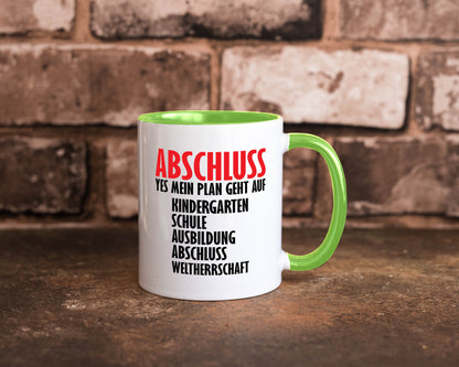 Abschluss Bachelor Geschenkidee Humor Tasse