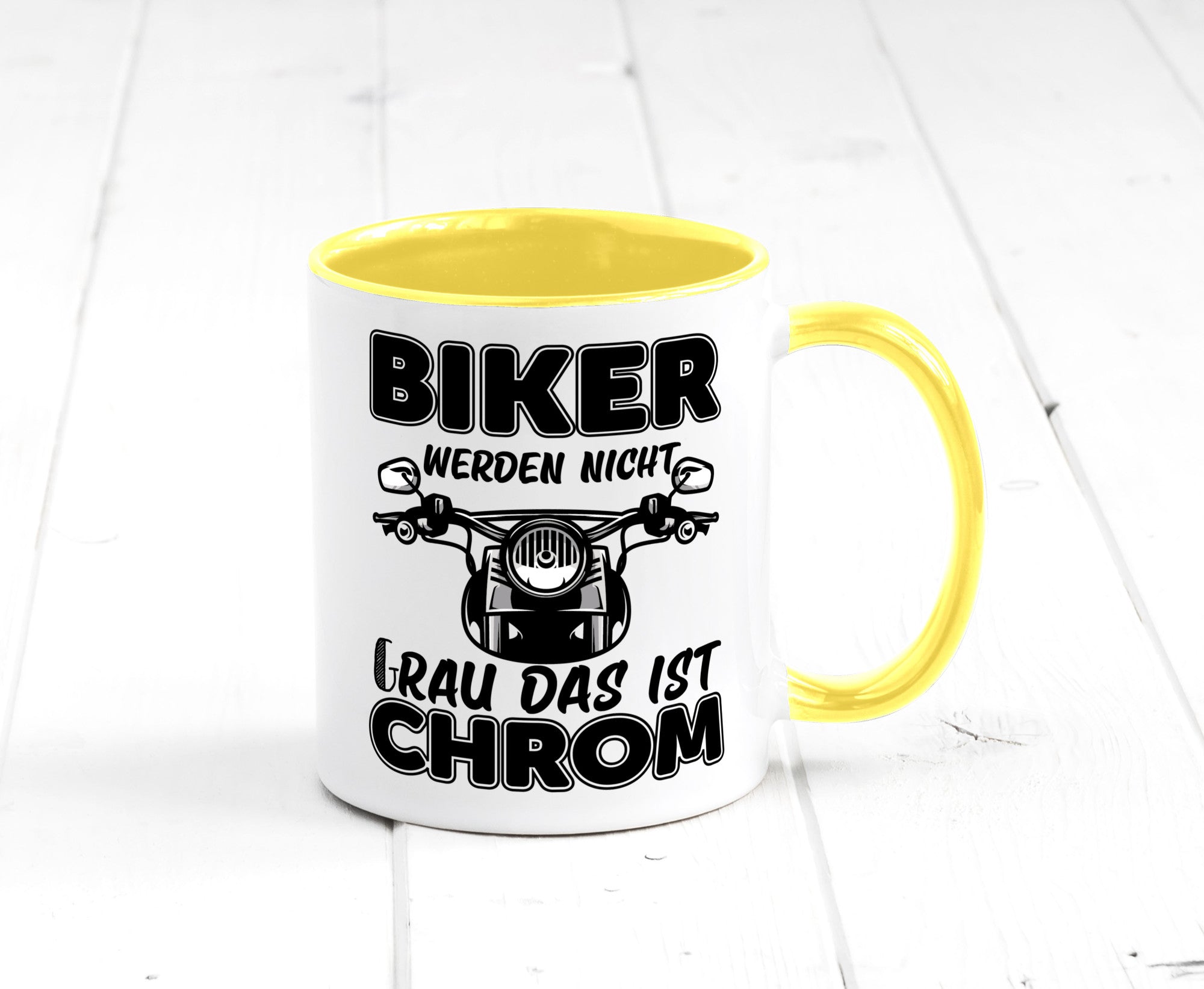 Biker werden nicht grau | Motorrradfahrer Tasse Humor Geschenkidee