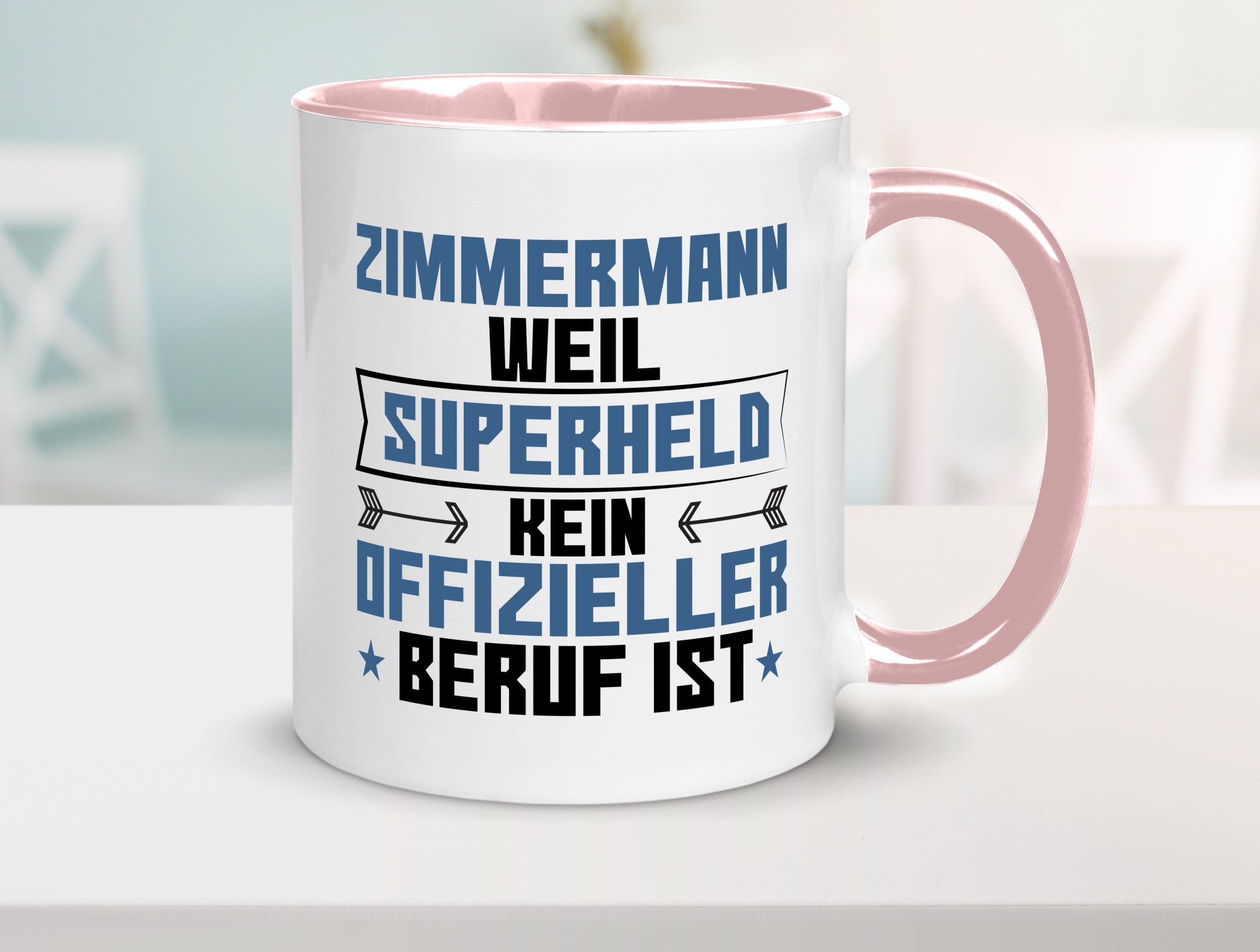 Superheld Zimmermann | Handwerker Holzbau Geschenk Humor Geschenkidee lustiger