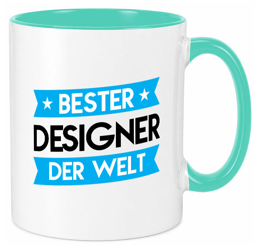 Bester Designer Beruf | Mode Geschenk Arbeit Kollegen Büro lustiger Spruch Tasse