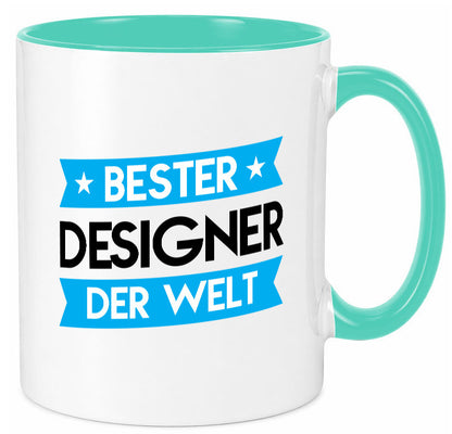 Bester Designer Beruf | Mode Geschenk Arbeit Kollegen Büro lustiger Spruch Tasse