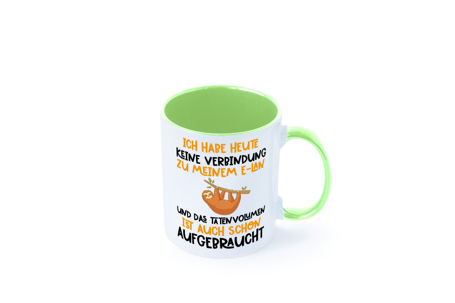 Tatenvolumen aufgebraucht | Spruch Humor Faultier Tierliebhaber Geschenkidee