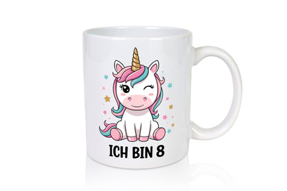 8. Geburtstag | 8 Jahre Einhorn Mädchen v2 lustiger Spruch Geschenk