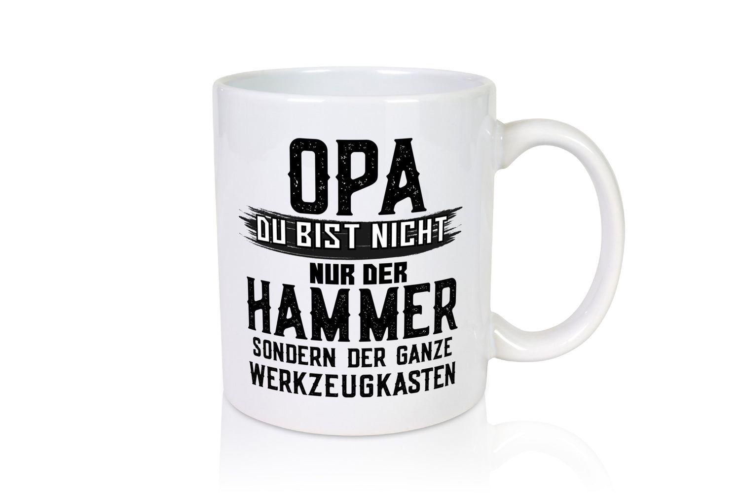 Opa ist der Hammer | Großvater Tasse Werkzeugkasten lustig Familie Geschenkidee