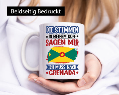 Grenada | Urlaub Stimmen in meinem Kopf Traumland Geschenk Humor Geschenkidee