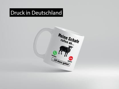 Meine Schafe rufen an | Biobauer Bauer Landwirtschaft Geschenk Humor