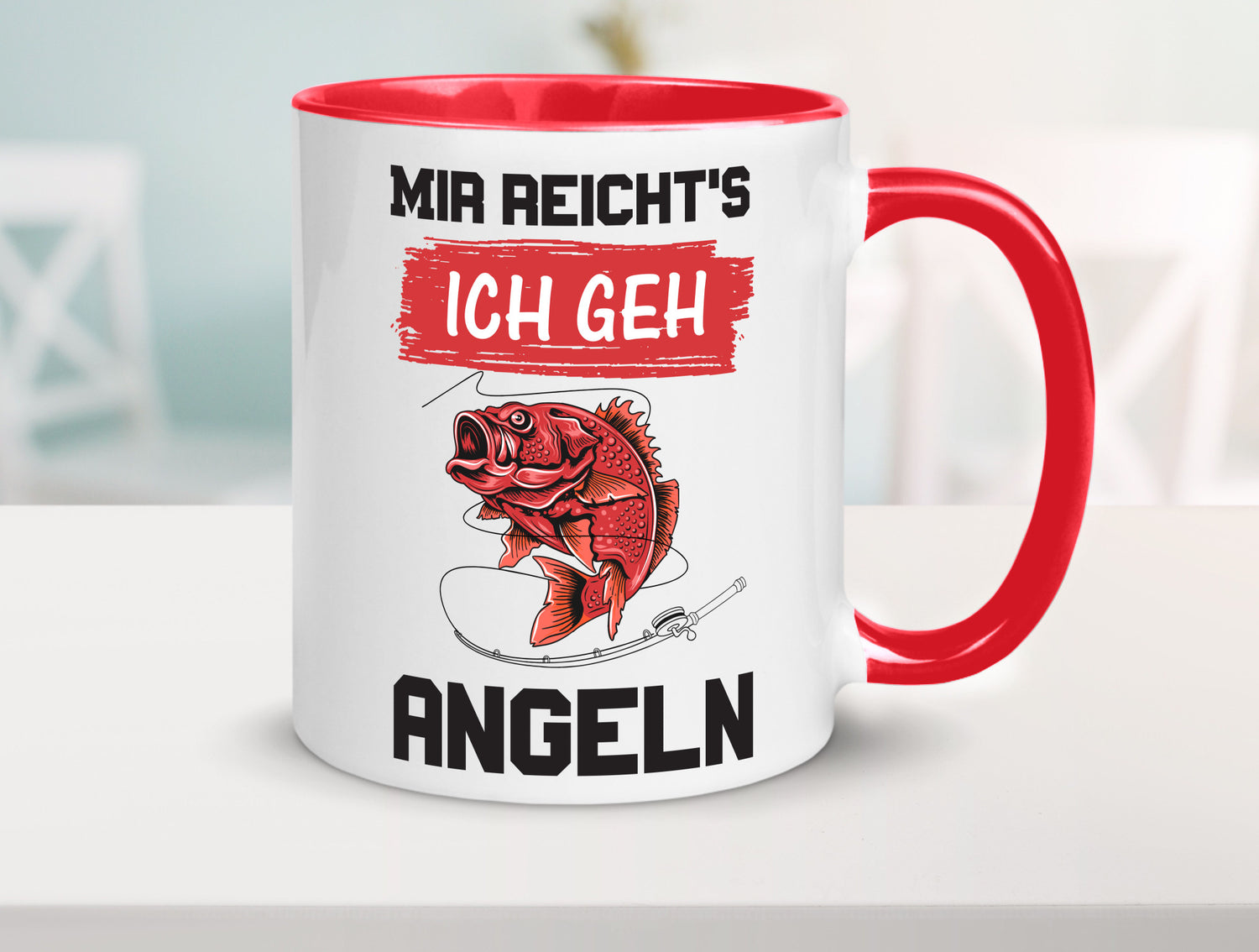 Ich geh angeln | Angler Tasse Fisch Fischer Humor lustig Geschenkidee Geschenk