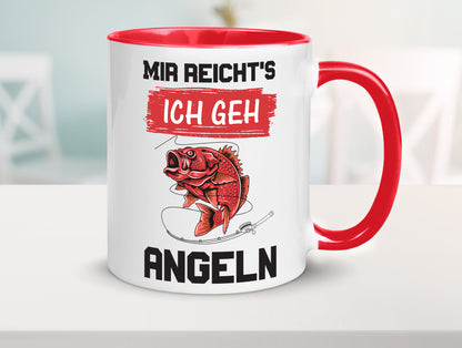 Ich geh angeln | Angler Tasse Fisch Fischer Humor lustig Geschenkidee Geschenk
