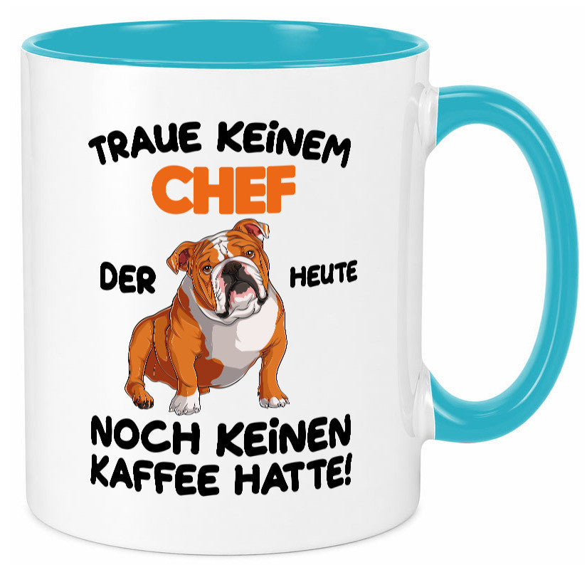 Traue keinem Chef lustiger Spruch Geschenk Arbeit Kollegen Büro Tasse
