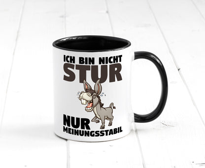 Sturer Esel | Sturkopf Tasse Dickkopf Spruch Humor lustiger Geschenk