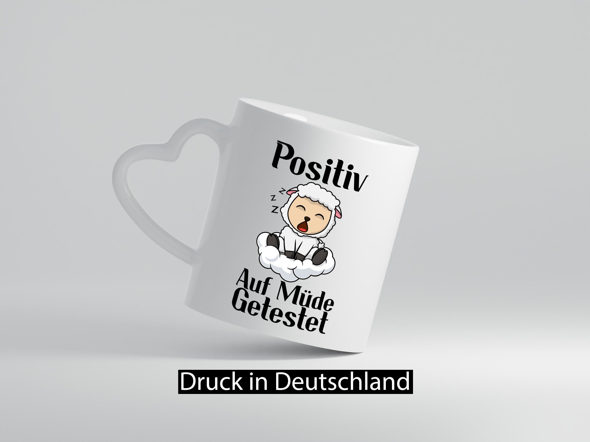 Positiv auf müde getestet | Schlaf Schaf Schlafen Geschenkidee Humor Tasse