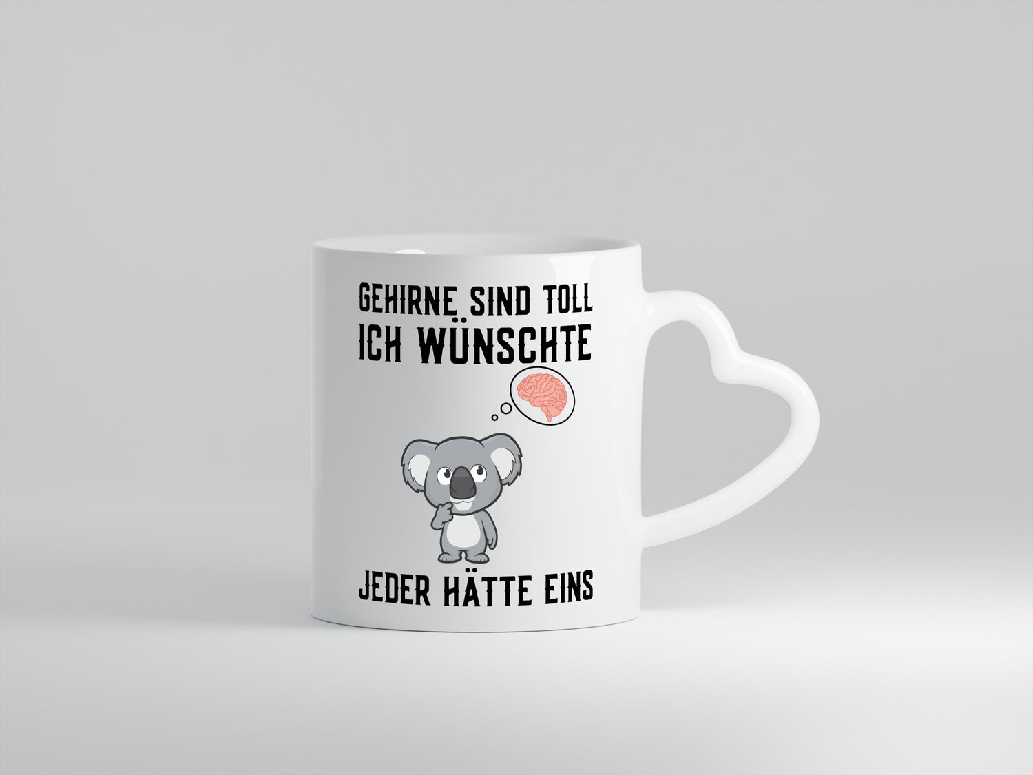 Gehirne sind toll | Dummheit Koala Comic witziger Spruch Geschenkidee Humor