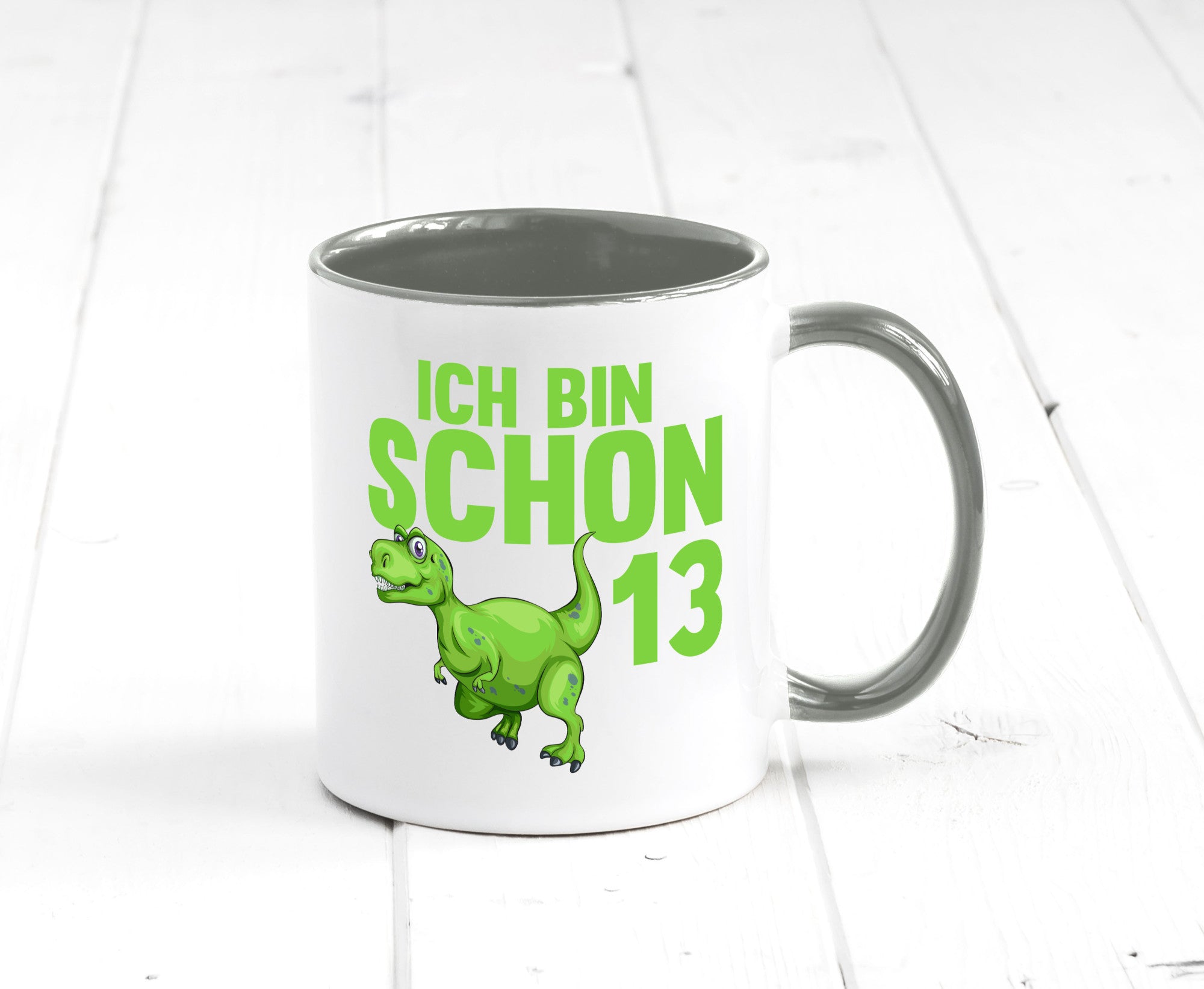 13. Geburtstag | 13 Jahre Dino Dinosaurier Humor Geschenkidee Tasse