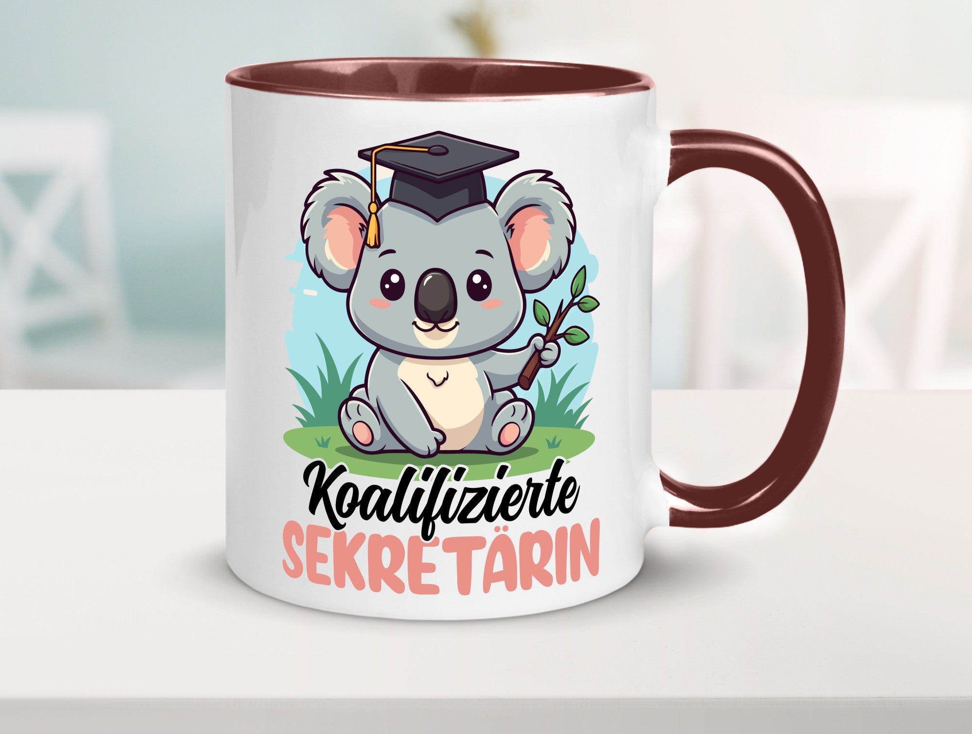 Koalifizierte Sekretärin | Büro Geschenkidee Arbeit Kollegen Humor Tasse