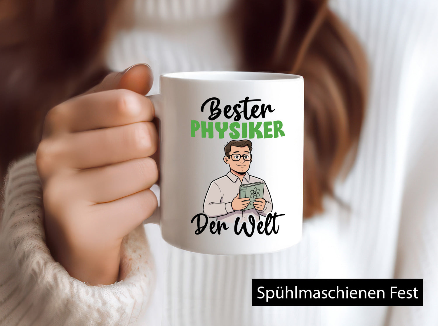 Bester Physiker | Physik v2 Geschenk Humor Geschenkidee lustiger Spruch Tasse