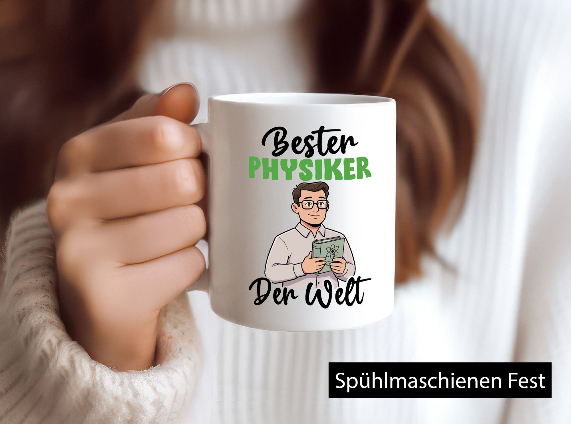 Bester Physiker | Physik v2 Geschenk Humor Geschenkidee lustiger Spruch Tasse