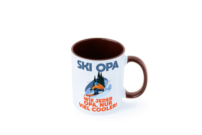 Ski Opa, normal, nur cooler | Skifahrer Bäume Schnee Geschenkidee Familie Humor