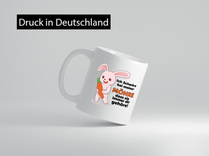 Ich schwöre bei meiner Möhre | Hasse Es gehört dir Geschenk Humor Geschenkidee