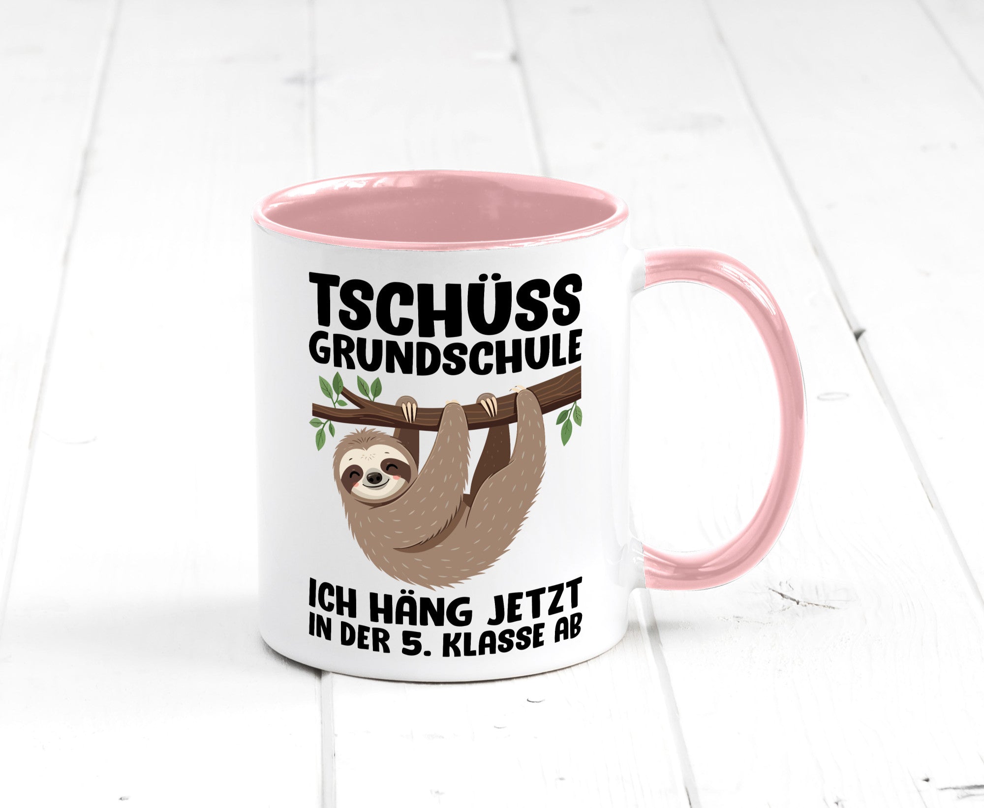 Tschüss Grundschule ich häng jetzt in der 5. Klasse ab Humor Geschenkidee Tasse