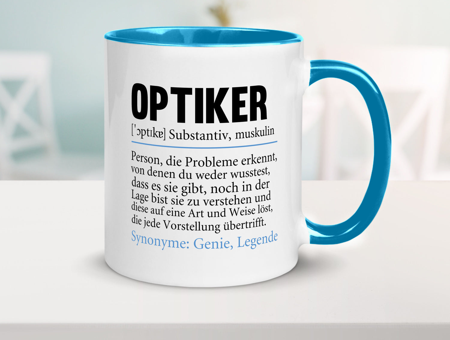 Optiker | Spruch Augenoptiker Beruf Humor v2 lustiger Geschenk Arbeit Kollegen