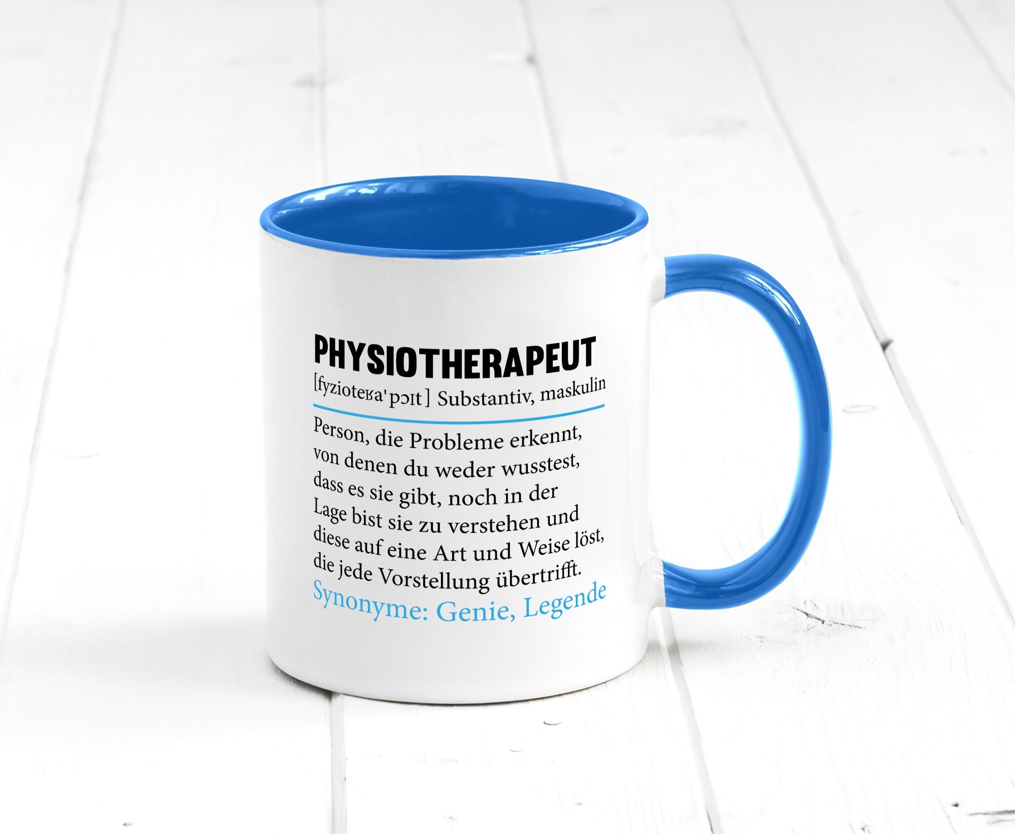 Physiotherapeut | Beruf Spruch Text lustig v2 Humor Arbeit Kollegen Büro