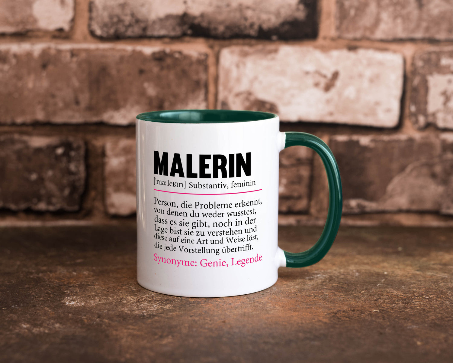 Malerin | Spruch Beruf lustig Malerinnen Humor Arbeit Kollegen Büro