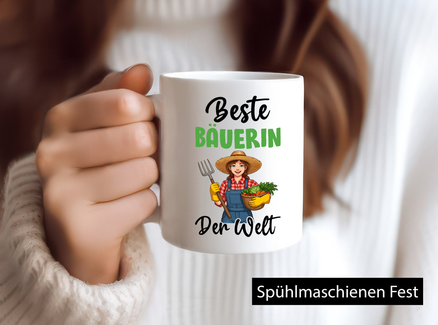 Beste Bäuerin | Bauernhof Landwirtschaft v2 Humor Geschenkidee Tasse
