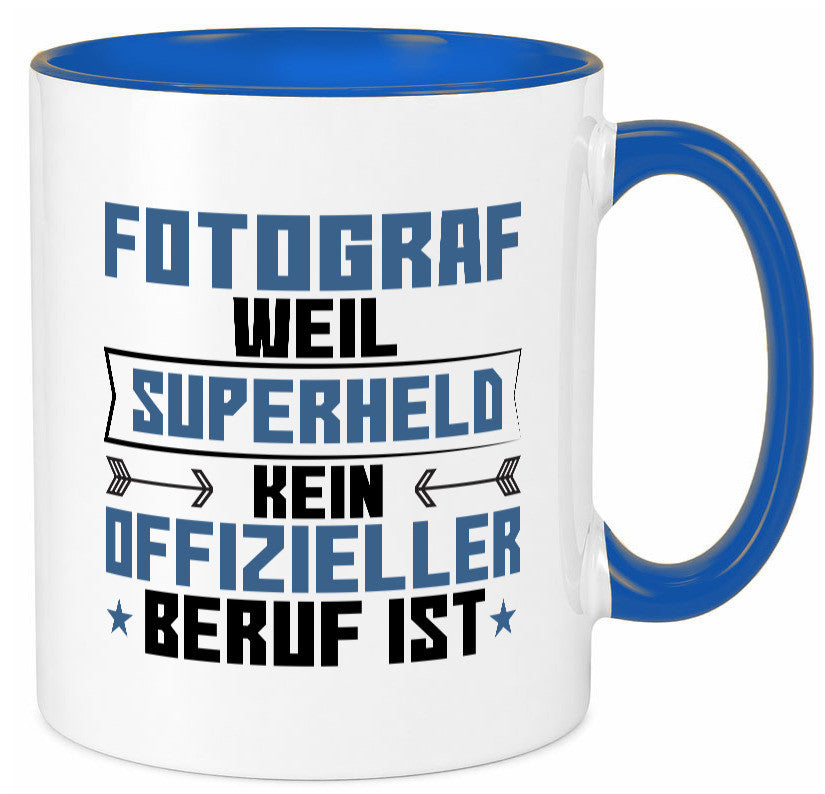 Superheld Fotograf | Fotografie Kamera Geschenk Humor Geschenkidee lustiger Tasse