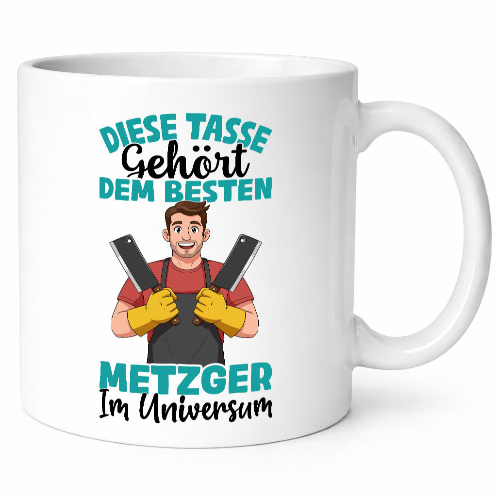 Im Universum: Metzger | Fleischer Metzgerei Geschenk Humor Geschenkidee