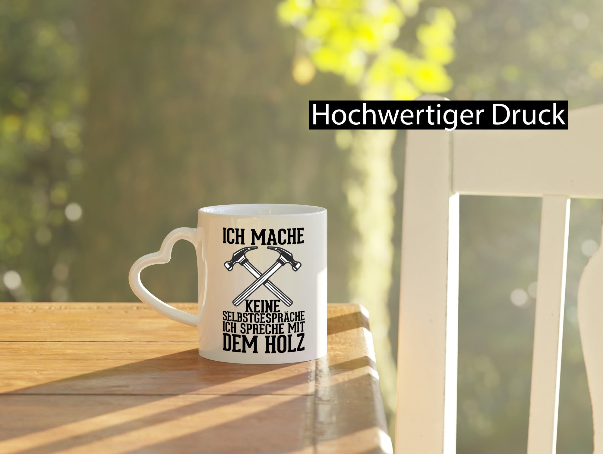 Ich spreche mit dem Holz | Tischler Holzfäller Schreiner Geschenk Humor