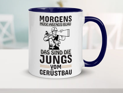 Jungs vom Gerüstbau | Gerüstbauer Tasse Baustelle Geschenk Humor Geschenkidee