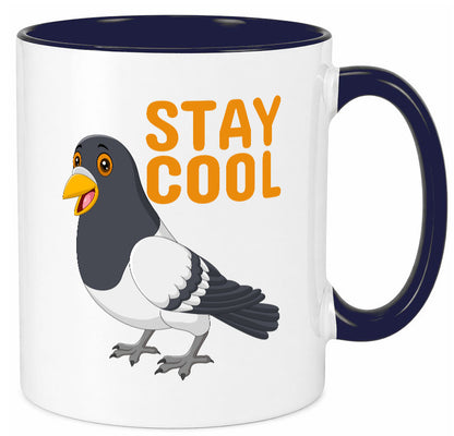 Stay Cool | coole Taube Motiv Tasse Jugendliche Humor Geschenkidee