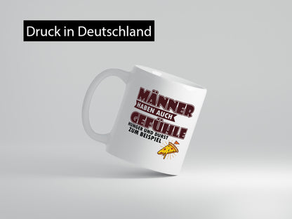 Männer haben auch Gefühle Geschenk Humor Geschenkidee lustiger Spruch Tasse