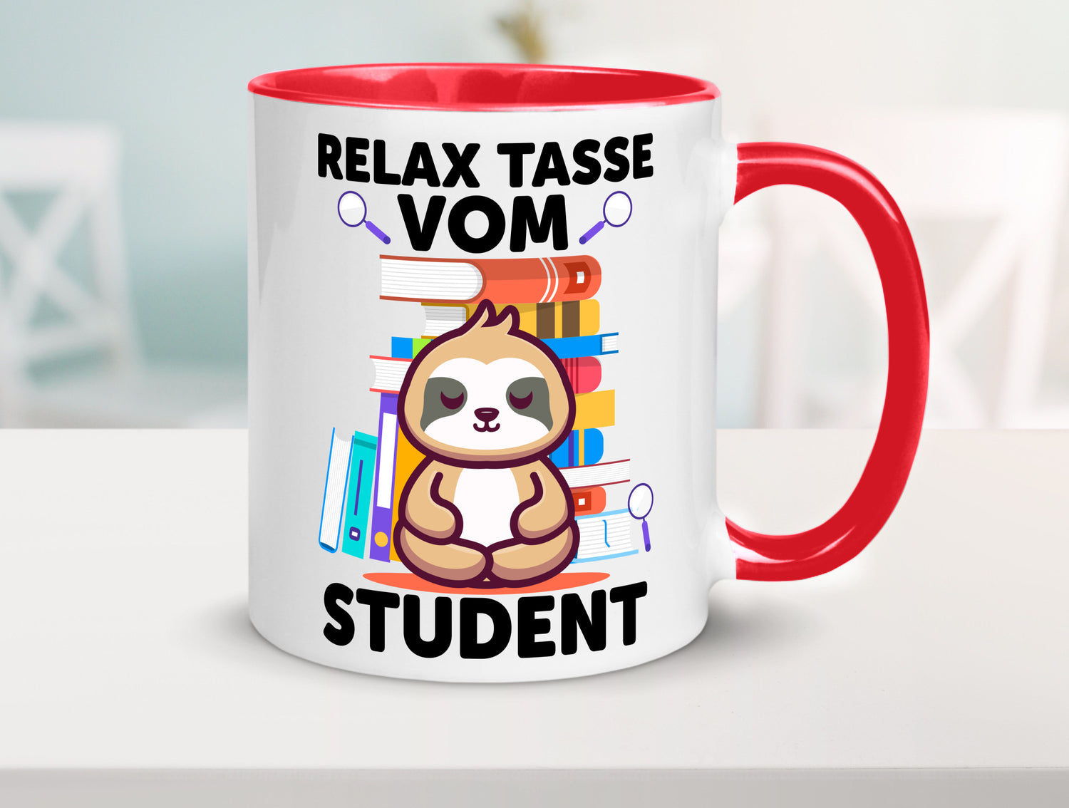 Relax Tasse: Student | Universität Uni Studium lustiger Spruch Geschenk Humor
